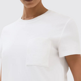 Embroidered Pocket Dress