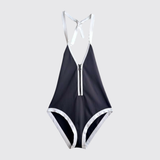 Logo Zipped Swimsuit