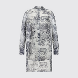 Dioriviera Long Blouse in Bleu Marine