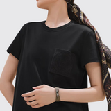 Embroidered Pocket Dress
