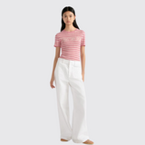 Dioriviera Short-Sleeved Sweater in Rose Fleur de Cerisier
