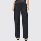 Logo Embroidered Straight Jeans