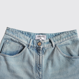 Chanel Printemps 25S CC Sequins Washed Denim Jeans