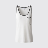 Logo Embroidered Sleeveless Top