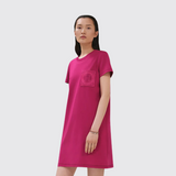 Embroidered Pocket Dress