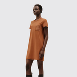 Embroidered Pocket Dress