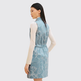 "Eperon d'Or Finesse" Zipped Dress