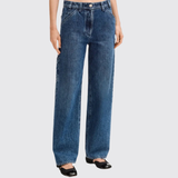 Washed Straight Jeans