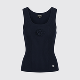 Ribbed Sleeveless Cotton Top