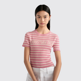 Dioriviera Short-Sleeved Sweater in Rose Fleur de Cerisier