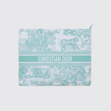 Dioriviera Zipped Pouch in Bleu Celeste