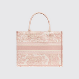 Dior Book Tote Medium Bag in Ecrue et Rose