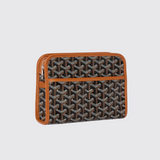 Jouvence PM Toiletry Bag in Black & Tan