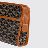 Jouvence PM Toiletry Bag in Black & Tan